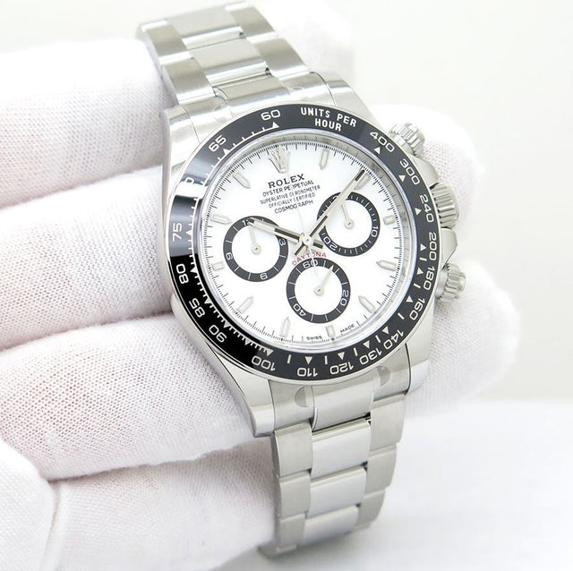 Rolex 126500LN Cosmograph Daytona with White Dial (New Model)