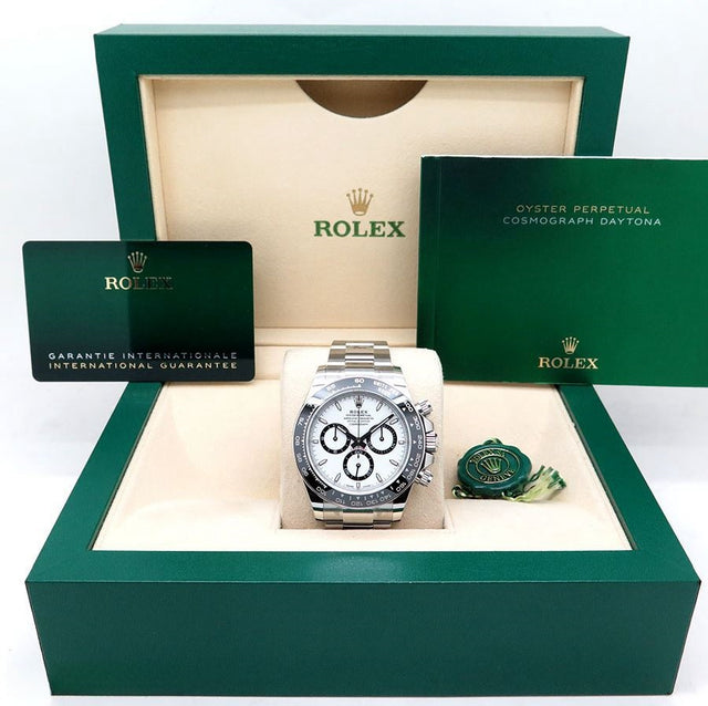 Rolex 126500LN Cosmograph Daytona with White Dial (New Model)