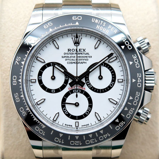 Rolex 126500LN Cosmograph Daytona with White Dial (New Model)