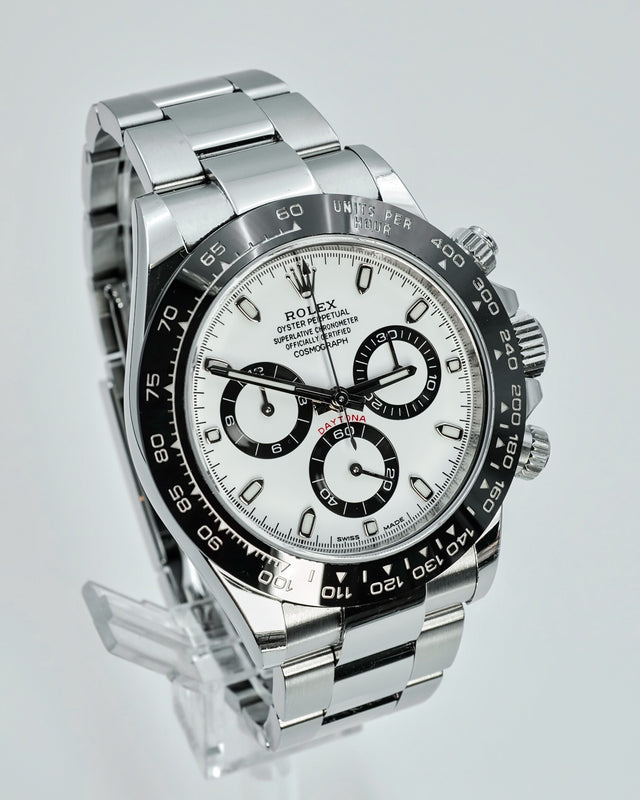 Rolex 116500LN Cosmograph Daytona with White Dial