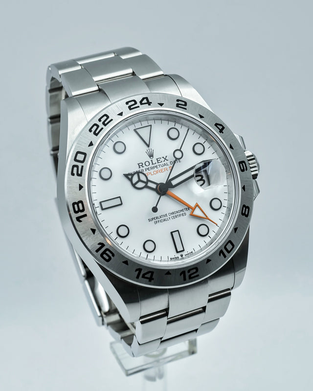 Rolex 226570 Explorer II with White Dial