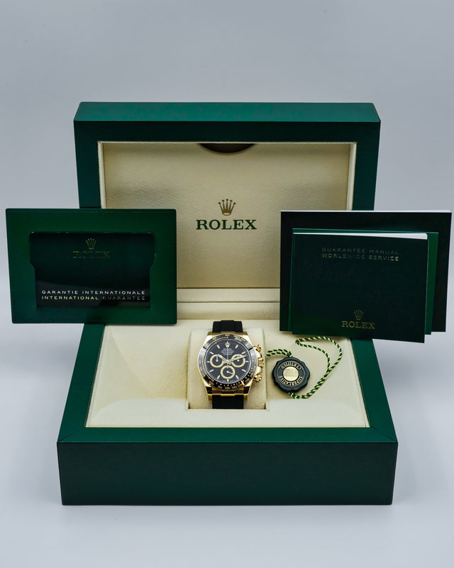 Rolex 126518LN Cosmograph Daytona 18K Yellow Gold with Black Dial