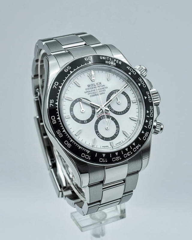 Rolex 126500LN Cosmograph Daytona with White Dial (New Model)