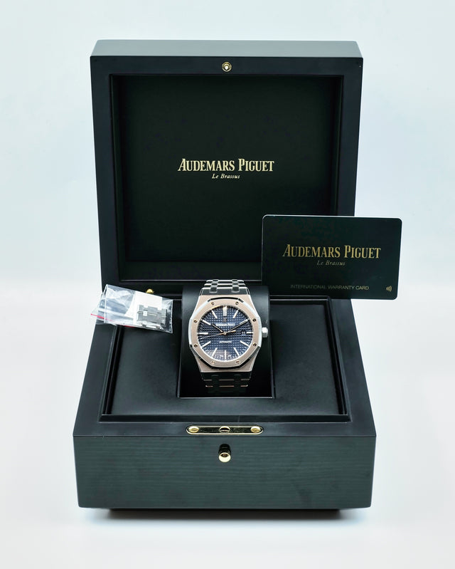 Audemars Piguet 15400ST Royal Oak with Blue Dial