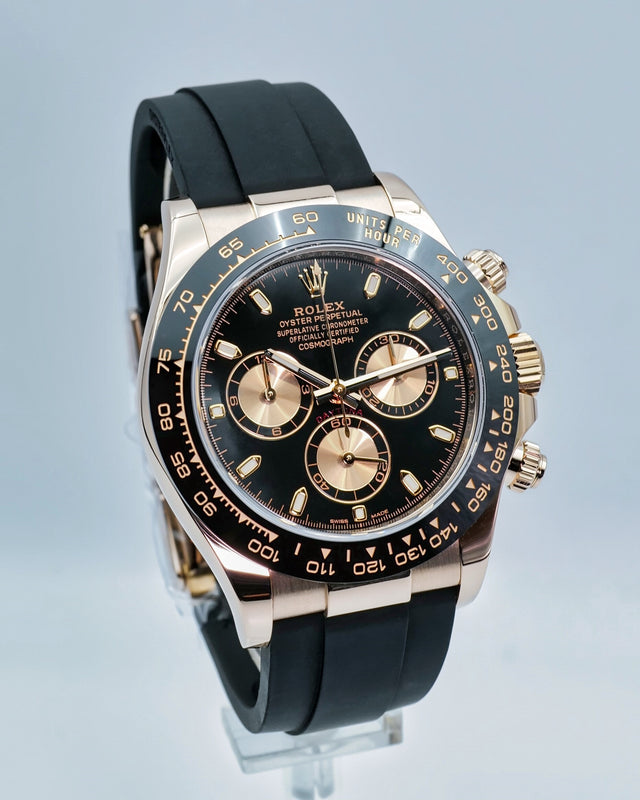 Rolex 116515LN Cosmograph Daytona 18K Rose Gold with Black Dial