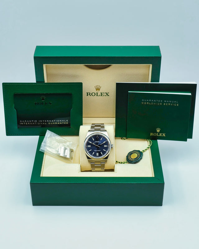 Rolex 124300 Oyster Perpetual 41mm with Blue Dial