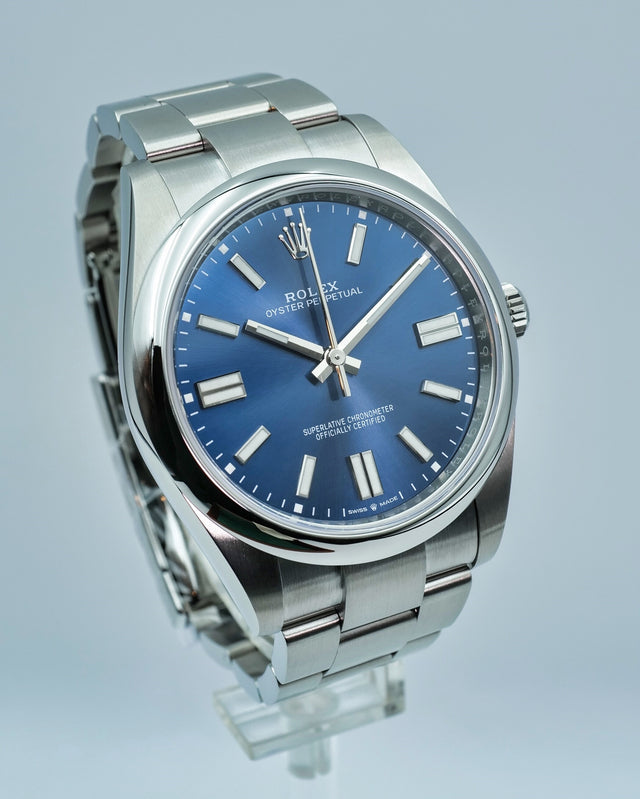 Rolex 124300 Oyster Perpetual 41mm with Blue Dial