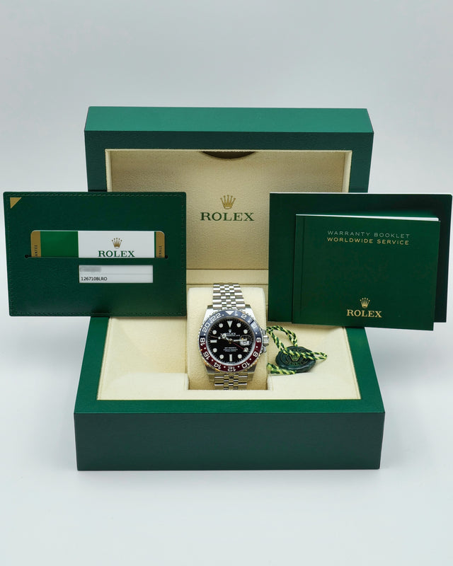 Rolex 126710BLRO GMT Master II on Jubilee (New Old Stock)