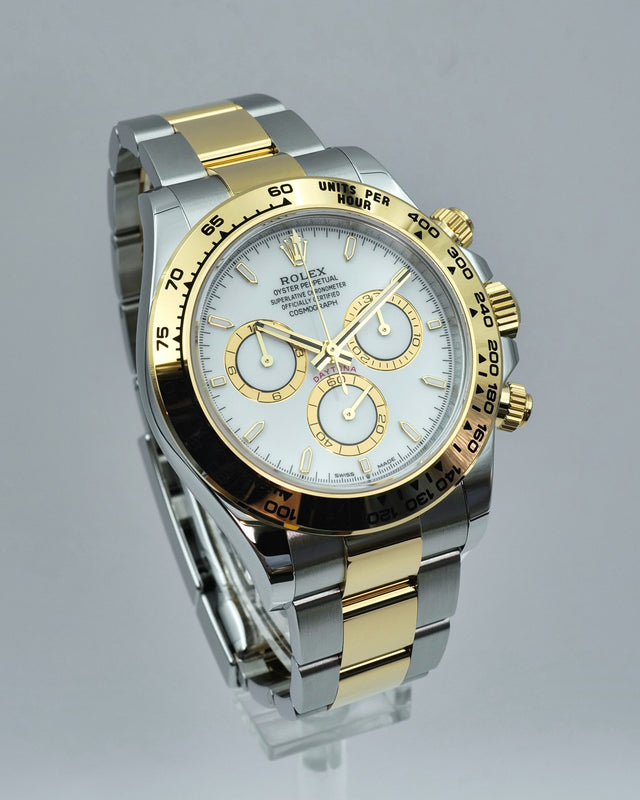 Rolex 126503 Cosmograph Daytona 18K/Stainless Steel with White Dial