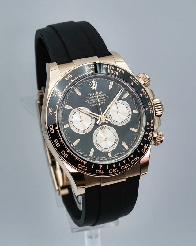 Rolex 126515LN Cosmograph Daytona 18K Rose Gold with Black Dial