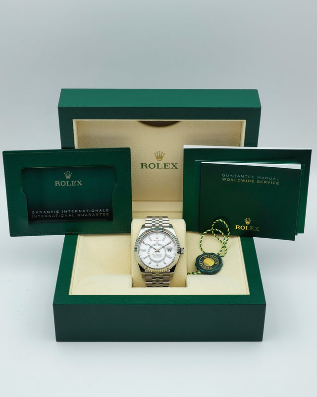 Rolex 336934 Sky-Dweller with White Dial on Jubilee